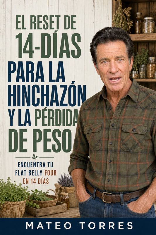 Portada del libro El reset de 14 días para la hinchazón y la pérdida de peso, de Mateo Torres