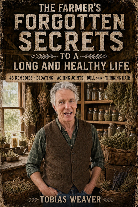 Cover of The Farmer's Forgotten Secrets to a Long and Healthy Life, by Tobias Weaver
